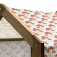 thumbnail image 5 of Mushroom Pet House, Cartoon Style Amanita Mushrooms Dotted Forest Plants Summer Nature Design, Outdoor & Indoor Portable Dog Kennel with Pillow and Cover, 5 Sizes, Cream Red, by Ambesonne, 5 of 5