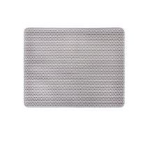 KFFKFF Cat Litter Mat, 30 x 24 in, Double-Layer Design, Non-Slip & Waterproof, Honeycomb Pattern for Trapping Litter, Gentle on Paws, Washable Large Mat for Indoor Cats