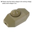 thumbnail image 6 of Uxcell AC 110V 100W Welding Lamp Dimmer Bronze Rotary Cord Switch, 6 of 6
