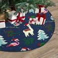 thumbnail image 3 of FMSHPON Cute in Hat Xmas Christmas Tree Skirt Stand Mat for Holiday Party Decoration Indoor Outdoor 36 inches, 3 of 3