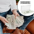 thumbnail image 4 of Trianu 200Pcs Money Sleeve for Bills, Dollar Bill Holder with Storage Case, Plastic Paper Money Holder for Collectors, 4 of 9