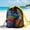 Black, variant on HOARBOEG Large Mesh Beach Bag Drawstring Sandproof Pool Toy Storage Tote with Shoulder Strap Breathable Carryall Black