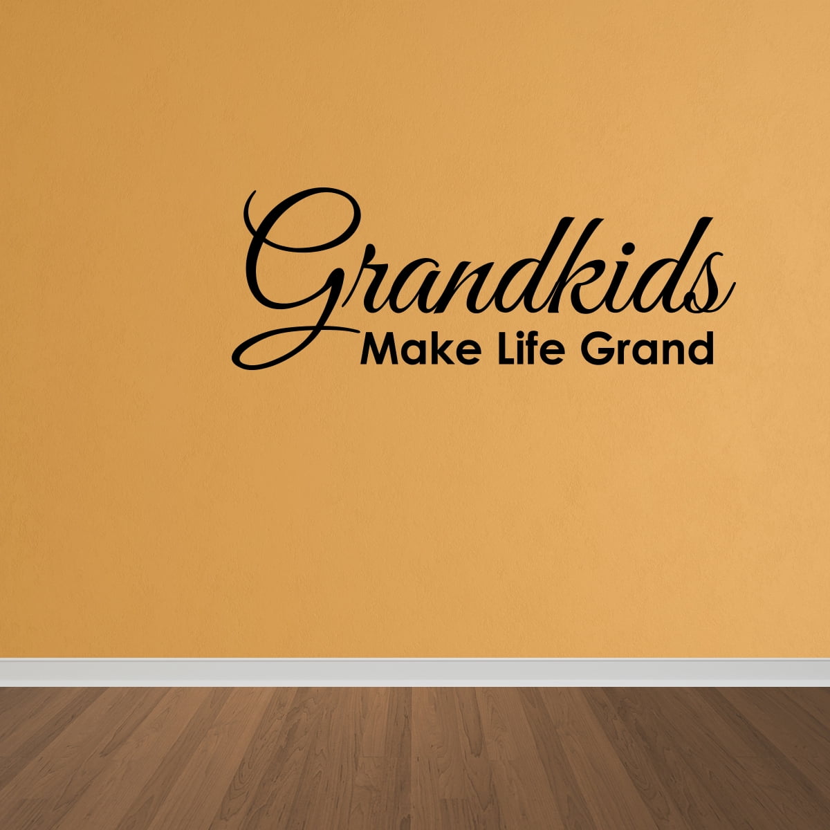 Wall Decal Quote Grandkids Make Life Grand Wall Decal Sticker Cute