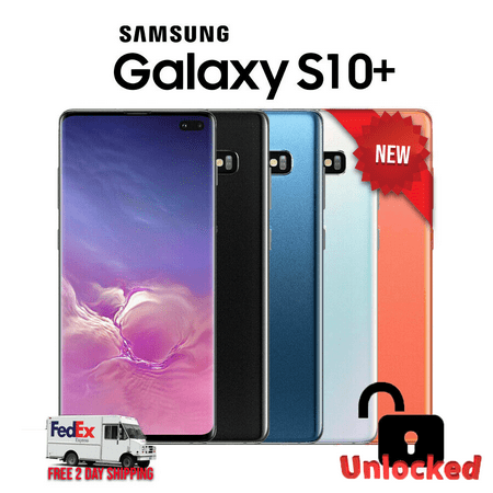 NEW Samsung Galaxy S10+ Plus 128/512GB 1TB (SM-G975U1 Unlocked) All Colors⚫⚪