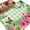 LightGreen, variant on Tropical Spring Area Rugs 8'x10', Washable Small Throw Rugs for Living Room Patio, Floral Leaves Butterflies Burlap Rustic Indoor Outdoor Rug Non-Slip Low Pile Carpet Runner Reversible Floor Mats