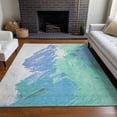 thumbnail image 6 of Addison Rugs Chantille Indoor/Outdoor Transitional Abstract Seafoam Machine Washable Rectangle Rug, 3' x 5', 6 of 8