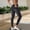 Dark Gray, variant on Drovellove Women's High Waisted Stretch Yoga Jeans with Whiskered Wash – Slim-Fit Denim for Casual Athleisure, Vacations, and Everyday Style
