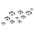 thumbnail image 4 of 50 Pieces Solid Stainless Steel Spacer Beads Jewelry Bead Charm Spacers for Jewelry Making Bracelets, 4 of 8