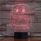 thumbnail image 1 of Lámpara de mesa UmaruChans para dormitorio infantil, luz nocturna LED 3D, 1 of 1