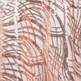 thumbnail image 6 of Efavormart 120" Blush Rose Gold Wave Embroidered Seamless Sequin Round Tablecloth, 6 of 7