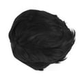 thumbnail image 4 of Peluca corta negra esponjosa para hombres NikouMX, 4 of 8