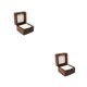 thumbnail image 3 of Caja de joyería Minnieouse para Matrimonio Ceremonia de boda anillo Colgante Soporte color Negro, 3 of 6