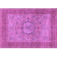 thumbnail image 1 of Ahgly Company Indoor Rectangle Medallion Purple Traditional Area Rugs, 7' x 10', 1 of 4