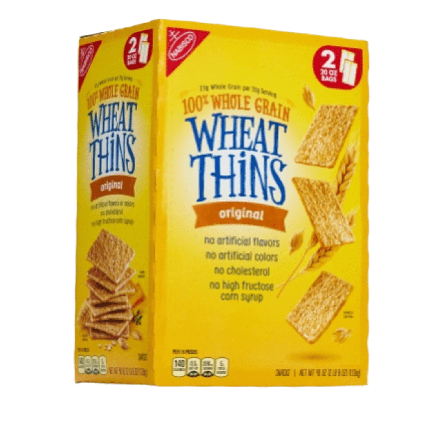 Wheat Thins Original 100% Whole Grain Wheat Crackers with B Vitamins ...