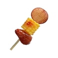 thumbnail image 4 of Mini barbacoa, Kebabs, juego de comida, barbacoa de aprendizaje, juguetes de cocina, comida de barbacoa en miniatura para niños, regalos de vacaciones Carne De Maíz Con Cebolla, 4 of 8
