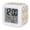 Beige, variant on Fall Leaves Digital Alarm Clock for Bedrooms, Smart LED Alarm Clock with 7 Color Changing Night Light, Autumn Thanksgiving Fox Hedgehog Owl Retro Silent Wake Up Clocks for Sleep Study Cooking