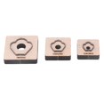 thumbnail image 3 of 3Pcs Leather Punching Cut Die Flower Petal Shape Leather Punch Cutting Die Mold Kit for DIY, 3 of 5