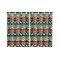 thumbnail image 1 of YUSDECOR Nice Pattern Blackout Window Curtain Kitchen Curtain 26x39 inch, 2 Panels, 1 of 3