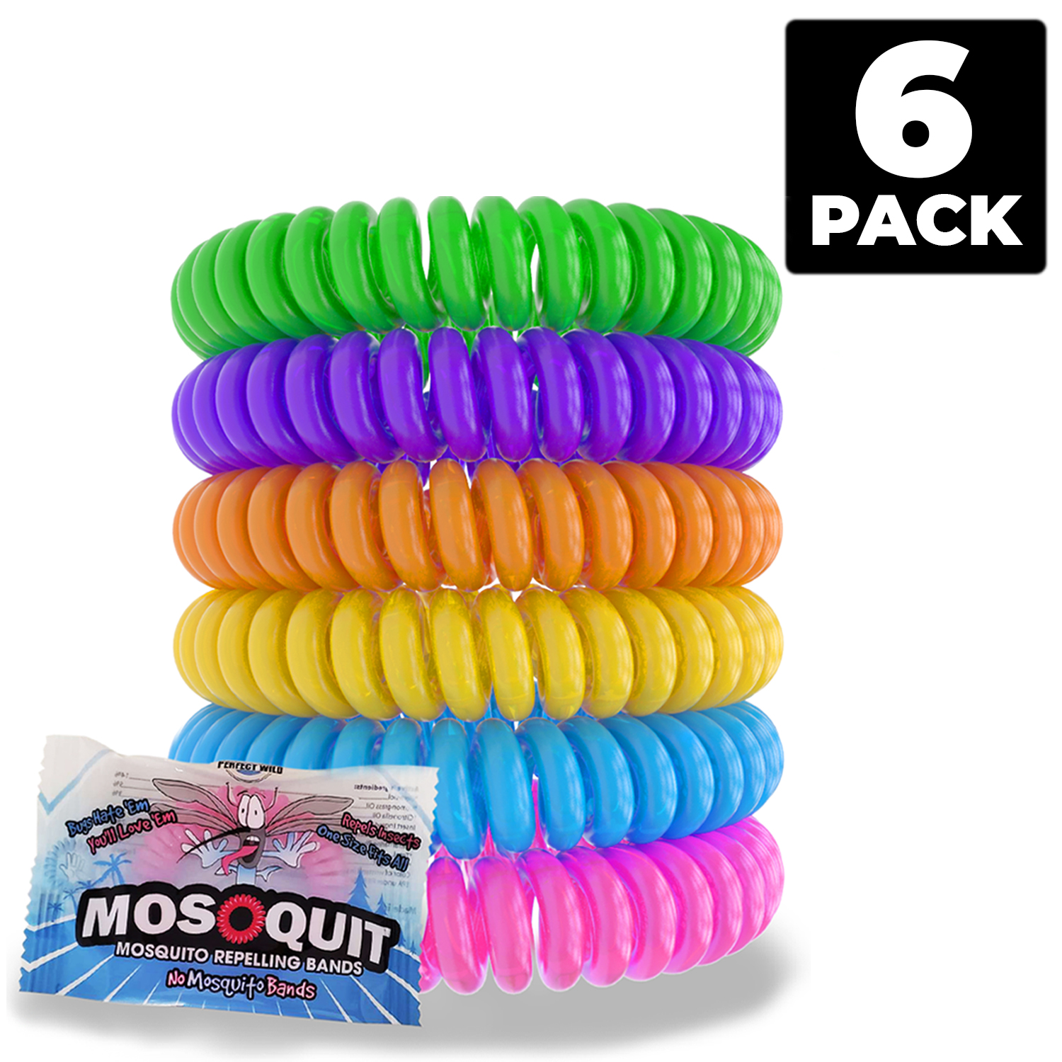 Zekpro Mosquito Repellent Bracelets 6 Natural And Waterproof