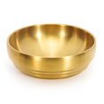thumbnail image 1 of Tazón para sopa Roucerlin de acero inoxidable dorado de 18,5 cm, 1 pieza, 1 of 7