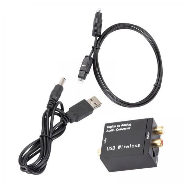 Convertidor de audio analógico,Convertidor de audio digital a analógico LR Audio USB,Coaxial óptico digital CoaxialToslink RCA analógico, Adaptador convertidor de audio Amplificador