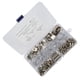 thumbnail image 4 of Kit de clavijas para estantes de 6 estilos, 160 piezas, clavijas para estantes de muebles de gabinete de RV, kit de clavijas de soporte de estante de níquel, funcionalidad inteligente, 4 of 9