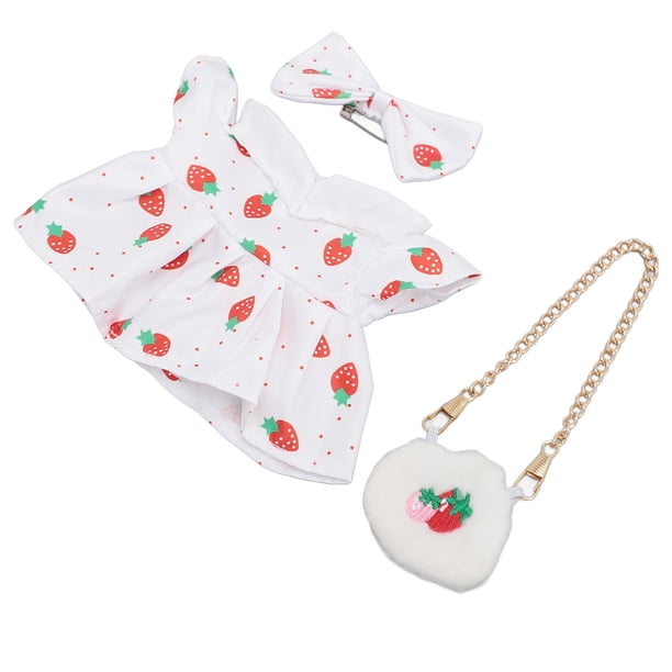 ROPA DE MUñeca de Lujosa, Suave y Cómoda Tela Elegante y Linda ROPA de MUñeca Para Muñecas para Muñecas de 20 cm para Niños Educación Tempana