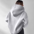 thumbnail image 4 of Womens Oversized Quarter Zip Hoodies,Comfy Long Sleeve Sweatshirts,Casual Loose Fit Fall Fashion Clothes For Daily，Workout & Travel S, 4 of 5