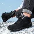 thumbnail image 2 of Men's Ankle Boots Winter Boots With Elastic Lace Up Comfort For Cold Weather, 2 of 9