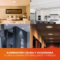 thumbnail image 4 of Lámpara Downlight LED 12 W con Anillo Luz Nocturna Empotrable, 4 of 5