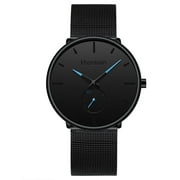 Jewelry VerPetridure Sleek Minimalist With Mesh Band Dial Men's Quartz Watch Gift Watch