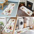 thumbnail image 5 of 2'x6' Rug Runners for Hallways Kitchen, Happy Easter Non Slip Entryway Beside Floor Carpet Runner, Spring Daisy Eggs Leaves Butterfly Colorful Plaid Laundry Room Bedroom Throw Rugs Mat for Family Pet, 5 of 8