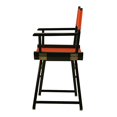 thumbnail image 3 of Casual Home 18" Directors Chair Black Frame with Orange Canvas, 3 of 5