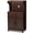 Brown, variant on Bowery Hill Contemporary Microwave Stand Cart with Doors in Dark Walnut