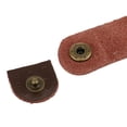 thumbnail image 4 of AMLESO 5 Sets Snap Fastener With Leather Strip Purse Buckles DIY Accessories Light Light Brown, 4 of 8