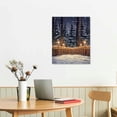 thumbnail image 2 of Canvas Wall Art Picture 16x20in for Living Room Bedroom Christmas Wall Canvas Art Home Decor, Snowy Winter Scene, Winter Path, 2 of 3