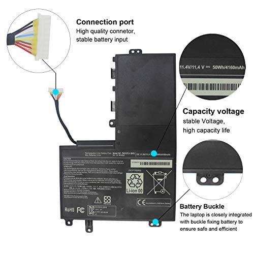 Batteria Per Toshiba Satellite E45-B PA5195U-1BRS - 14.8V 2800mAh Li-Ion - Foto 2