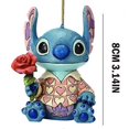 thumbnail image 2 of Cartoon Stitch Xmas Tree Hanging Ornaments Decor Christmas Party Pendant Gift, 2 of 2