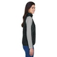 thumbnail image 3 of CORE365 CE702W Women's Prevail Packable Puffer Vest-Black-3XL, 3 of 3