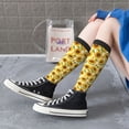 thumbnail image 6 of Picia Women Crew Soft Moisture-wicking Socks Sunflowers Pattern Design Cotton Socks, One Size fit All, 6 of 9