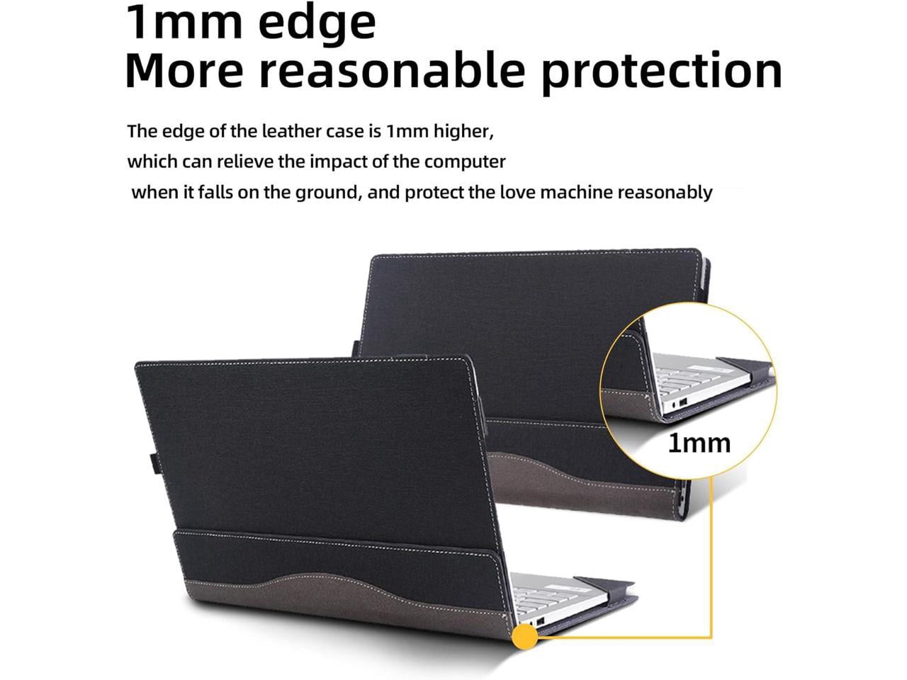 Laptop Cover for Lenovo ThinkPad P14s Gen 5 14 inch All Inclusive Drop Case 14" PU Leather Inside Pocket Cover
