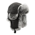 thumbnail image 4 of UFOUND Men Solid Color Outdoor Suede Warm And Ear Ushanka Hat Cap Casual Trend Loose And Comfortable Hat Cap Winter, 4 of 9