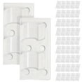 thumbnail image 1 of LNGOOR 50 Pcs Wire Fixers Self-adhesive Wire Clips Cable Organizers Sticky Wire Clips Cord Holders, 1 of 5