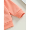 thumbnail image 6 of Bagilaanoe 2PCS Baby Clothing Sets Girls Casual Sweatsuits Toddler Letter Long Sleeve Sweatshirt Tops + Drawstring Sweatpants 6M 12M 18M 24M 3T Kids Pants Set Fall Outfits, 6 of 9