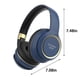 thumbnail image 3 of Auriculares de juego inalámbricos Bluetooth, auriculares plegables para llamadas y juegos, azul, 3 of 8