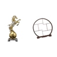 thumbnail image 1 of Estatua De Caballo, Arte Artesanal, Adorno Moderno De Resina, Decorativo, Coleccionable, Expositor Para El Hogar, Oficina, Escritorio, Estante, Centro De Mesa, 1 of 8