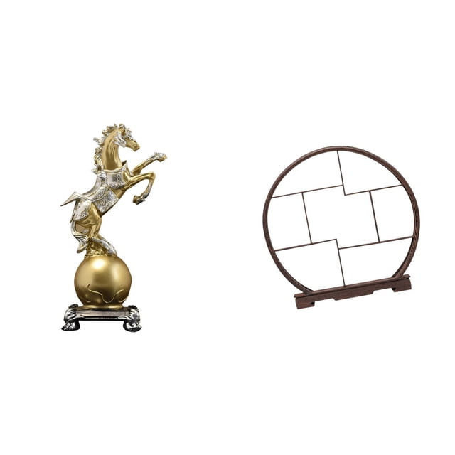 Estatua De Caballo, Arte Artesanal, Adorno Moderno De Resina, Decorativo, Coleccionable, Expositor Para El Hogar, Oficina, Escritorio, Estante, Centro De Mesa