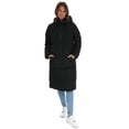 thumbnail image 2 of Women's Brave Soul Cello Maxi Length Padded Jacket in Black, 2 of 5