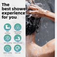 thumbnail image 3 of High Pressure 8 Functions Shower Head with handheld - Powerful Detachable Shower Head Set for Low Water Pressure - Tool-less 1-Min Installation, Extra, 3 of 4