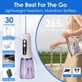 thumbnail image 3 of Hooyapik 300ml Large Capacity Home Oral Irrigator 9 Modes Water Flosser with Adjustable Pressure For Gum Care/Breath Remover/Dentures, 3 of 9